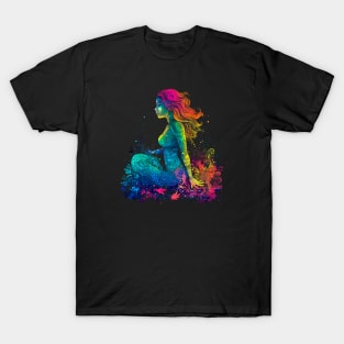 Psychedelic Mermaid #1 T-Shirt